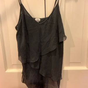 Layered black tank